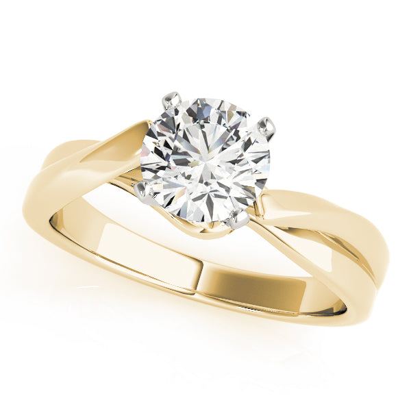 Classic Twist Solitaire Engagement Ring
