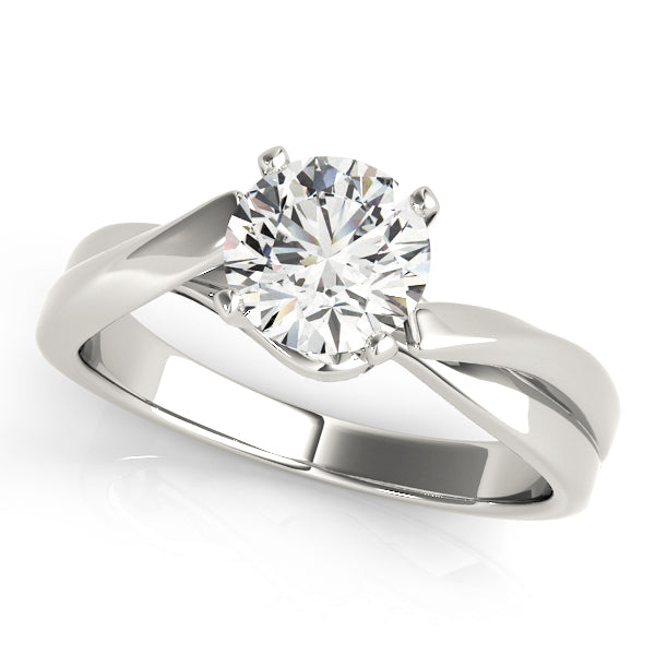 Classic Twist Solitaire Engagement Ring