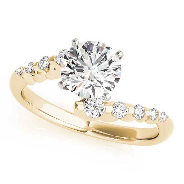 Graduated Diamond Engagement Ring in Multiple metals (1/4 ct. tw.)