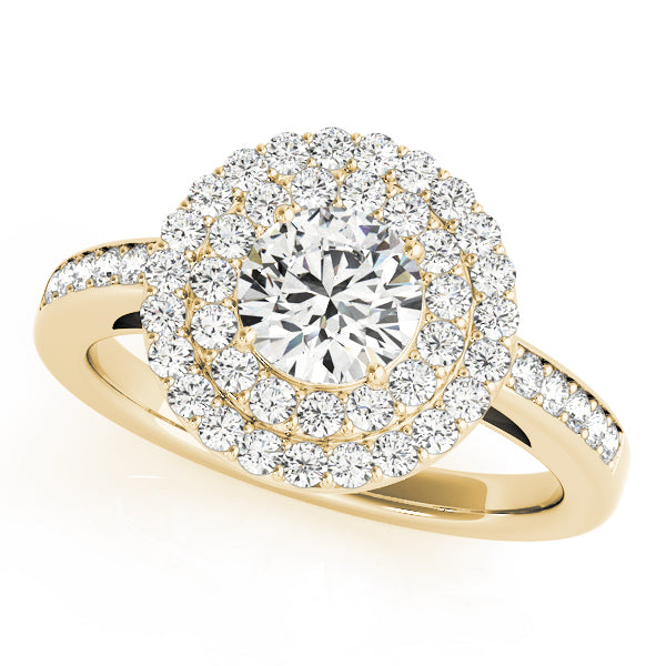 Double Halo Diamond Engagement Ring (7/8 ct. tw.)