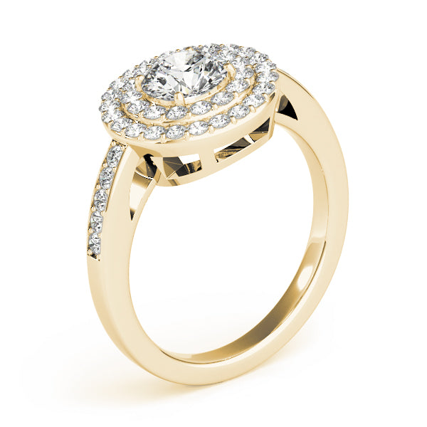 Double Halo Diamond Engagement Ring (7/8 ct. tw.)