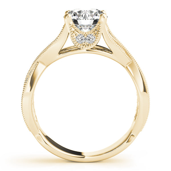 Twist Pavé Diamond Engagement Ring (3/8 ct. tw.)