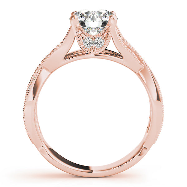 Twist Pavé Diamond Engagement Ring (3/8 ct. tw.)