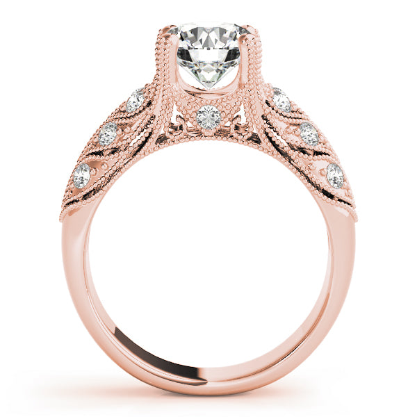Romantic Milgrain Diamond Engagement Ring (1/2 ct. tw.)