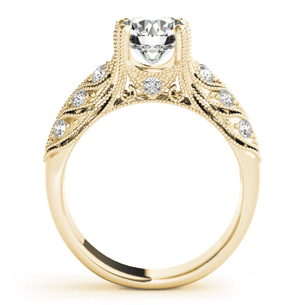 Romantic Milgrain Diamond Engagement Ring (1/2 ct. tw.)