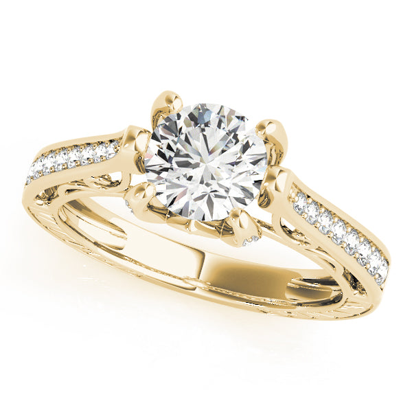 Channel-Set Diamond Engagement Ring (1/4 ct. tw.)
