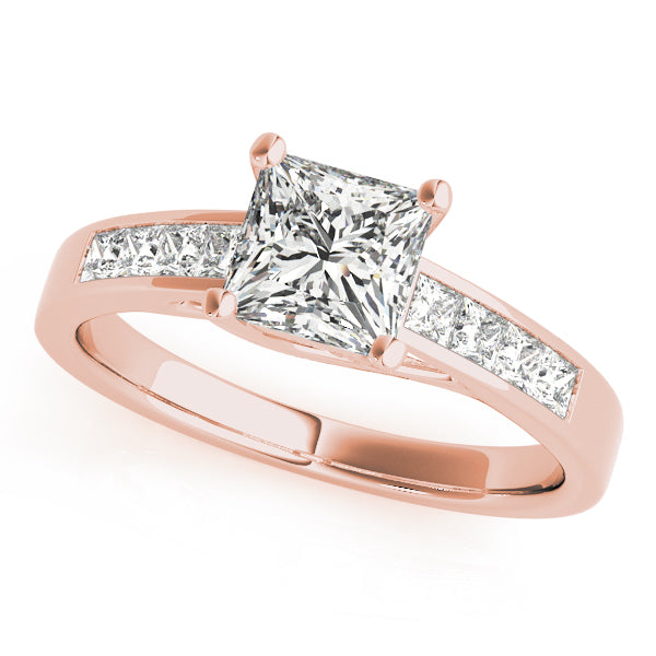 Channel-Set Princess Diamond Engagement Ring (7/8 ct. tw.)
