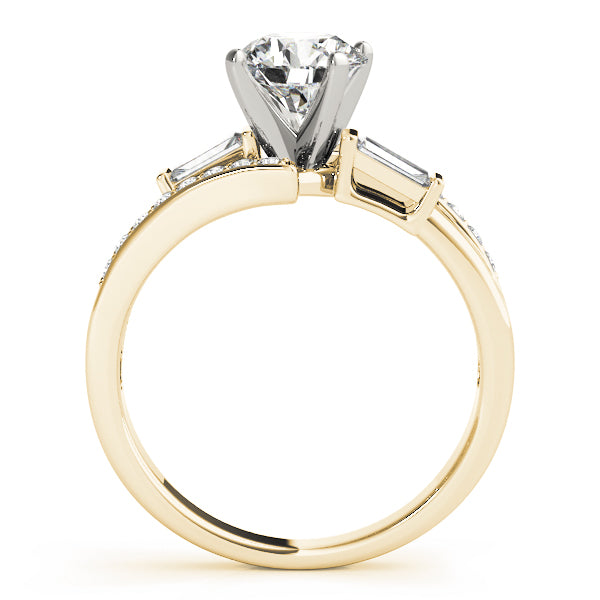 Tapered Baguette Channel-Set Diamond Engagement Ring (1/3 ct. tw.)