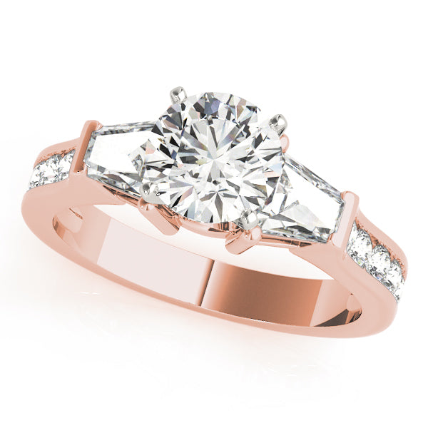 Tapered Baguette Diamond Three-Stone Engagement Ring (7/8 ct. tw.)
