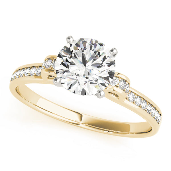 Channel-Set Diamond Engagement Ring (1/10 ct. tw.)