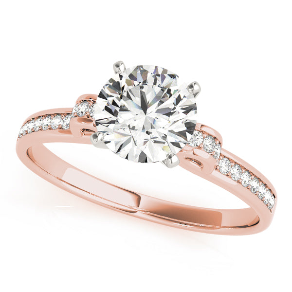 Channel-Set Diamond Engagement Ring (1/10 ct. tw.)