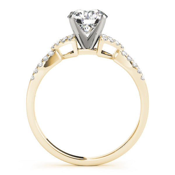 Twist Diamond Engagement Ring (1/6 ct. tw.)