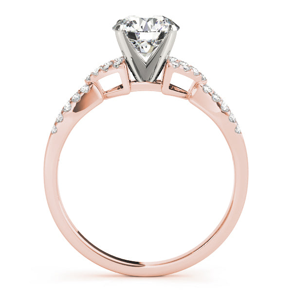 Twist Diamond Engagement Ring (1/6 ct. tw.)