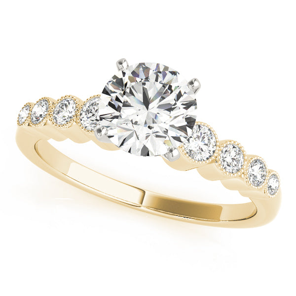 Graduated Bezel-Set Diamond Engagement Ring (1/4 ct. tw.)