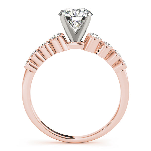 Graduated Bezel-Set Diamond Engagement Ring (1/4 ct. tw.)