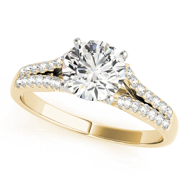 Split Shank Pavé Diamond Engagement Ring (1/5 ct. tw.)