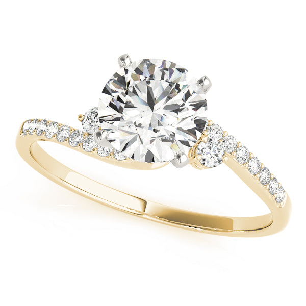 Petite Pavé Diamond Engagement Ring (1/8 ct. tw.)