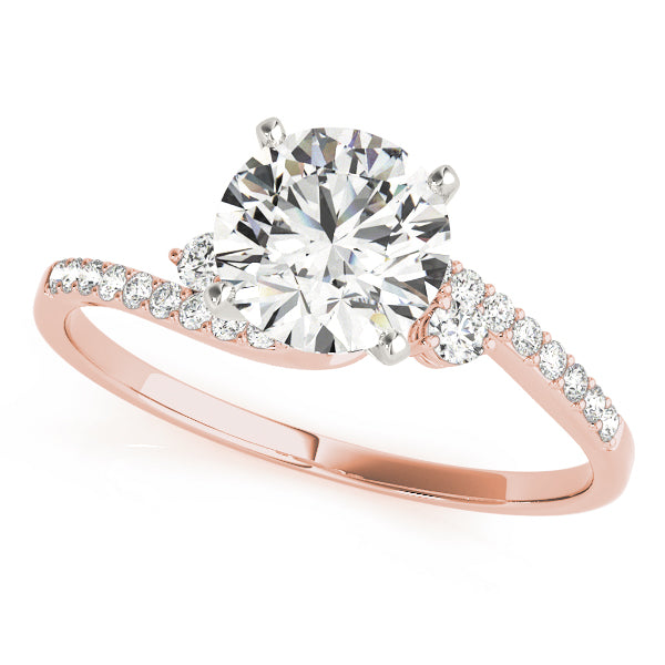 Petite Pavé Diamond Engagement Ring (1/8 ct. tw.)