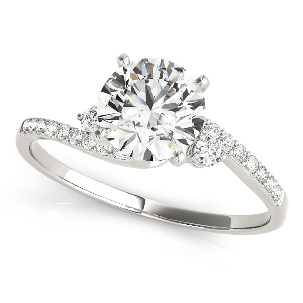 Petite Pavé Diamond Engagement Ring (1/8 ct. tw.)