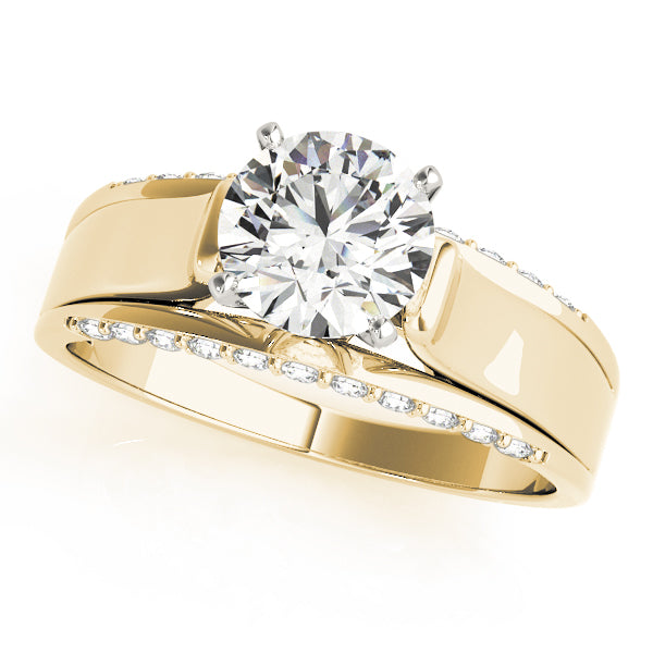 Channel-Set Diamond Engagement Ring (1/5 ct. tw.)