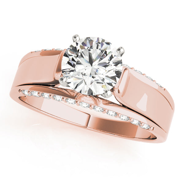 Channel-Set Diamond Engagement Ring (1/5 ct. tw.)