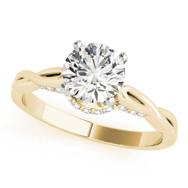 Petite Twist Diamond Engagement Ring (1/10 ct. tw.)