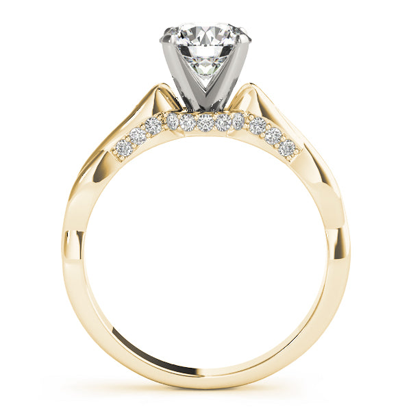 Petite Twist Diamond Engagement Ring (1/10 ct. tw.)
