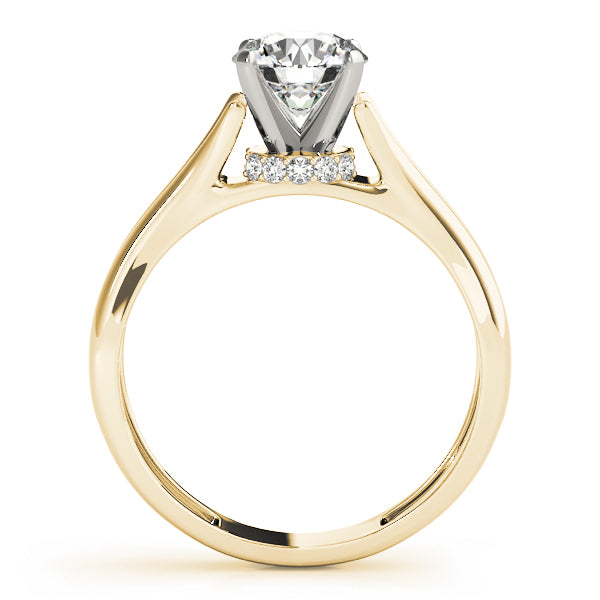 Split Shank Diamond Engagement Ring (1/20 ct. tw.)