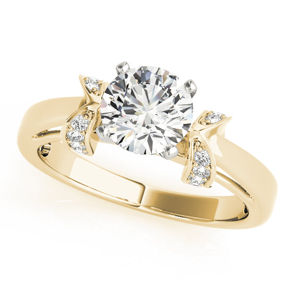 Twist Diamond Engagement Ring (1/15 ct. tw.)