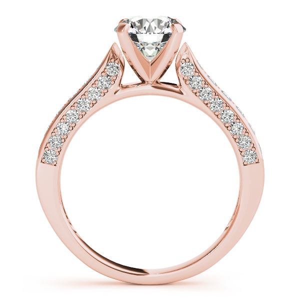 Channel-Set Split Shank Diamond Engagement Ring (1/2 ct. tw.)