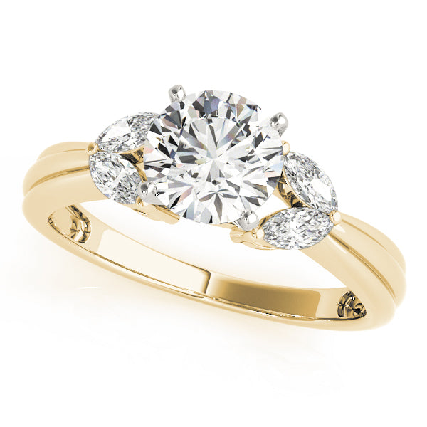 Classic Three-Stone Marquise Diamond Engagement Ring (1/4 ct. tw.)