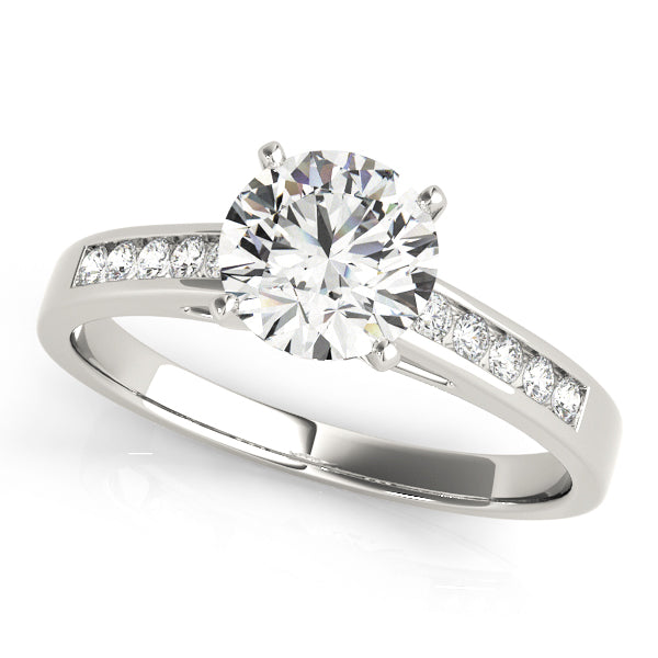 Channel-Set Diamond Engagement Ring (1/2 ct. tw.)