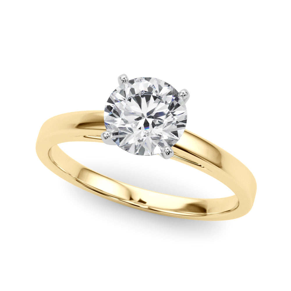Classic Four-Prong Solitaire Engagement Ring