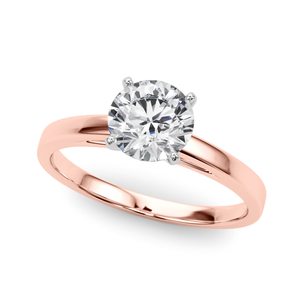 Classic Four-Prong Solitaire Engagement Ring