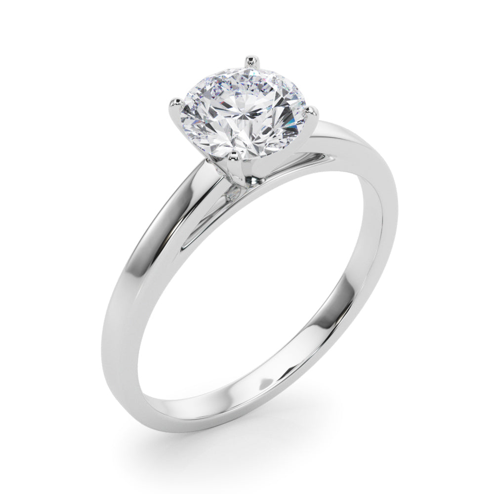 Classic Four-Prong Solitaire Engagement Ring