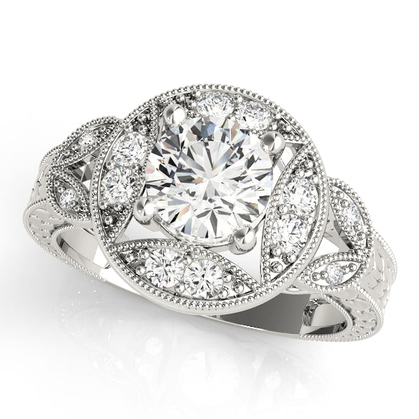 Vintage Milgrain Diamond Engagement Ring (5/8 ct. tw.)