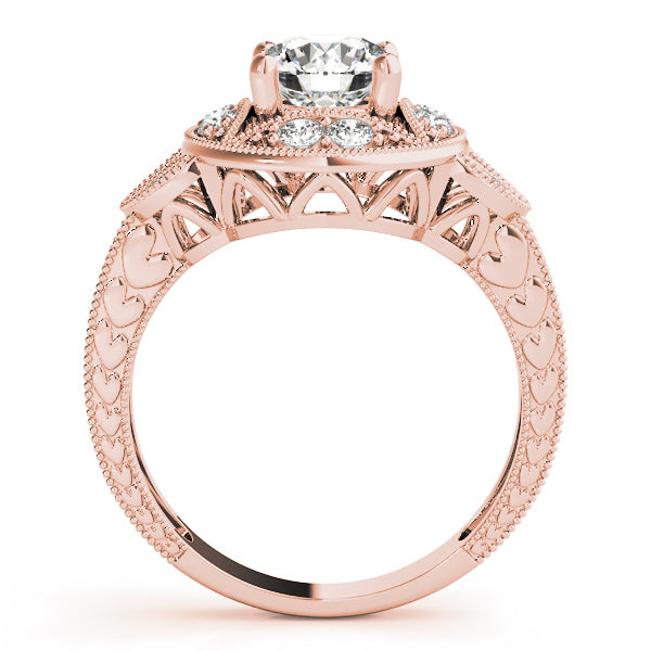 Vintage Milgrain Diamond Engagement Ring (5/8 ct. tw.)