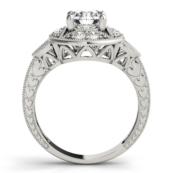 Vintage Milgrain Diamond Engagement Ring (5/8 ct. tw.)