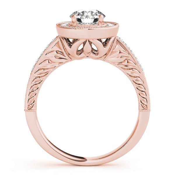 Vintage Halo Diamond Engagement Ring (1/4 ct. tw.)