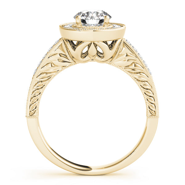 Vintage Halo Diamond Engagement Ring (1/4 ct. tw.)