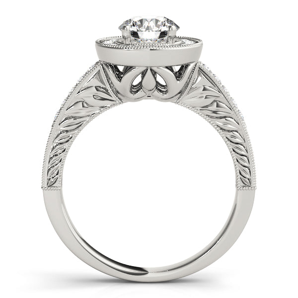 Vintage Halo Diamond Engagement Ring (1/4 ct. tw.)