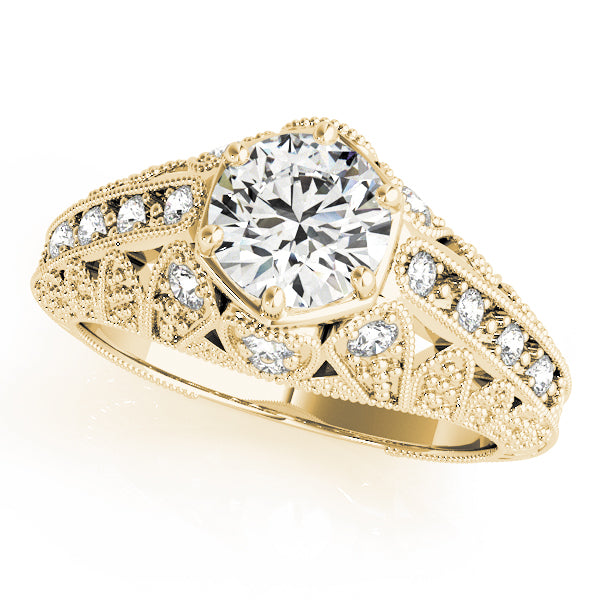 Vintage Lattice Diamond Engagement Ring (1/6 ct. tw.)
