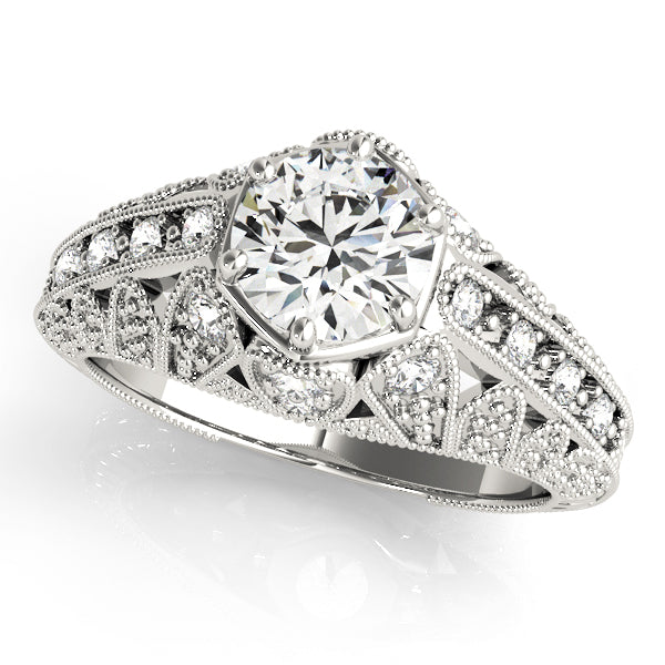 Vintage Lattice Diamond Engagement Ring (1/6 ct. tw.)