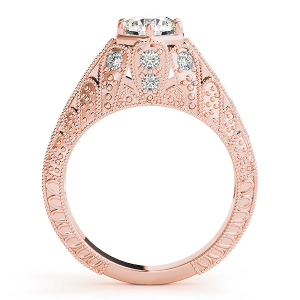 Vintage Lattice Diamond Engagement Ring (1/6 ct. tw.)