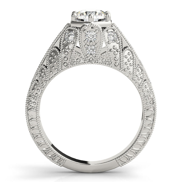 Vintage Lattice Diamond Engagement Ring (1/6 ct. tw.)