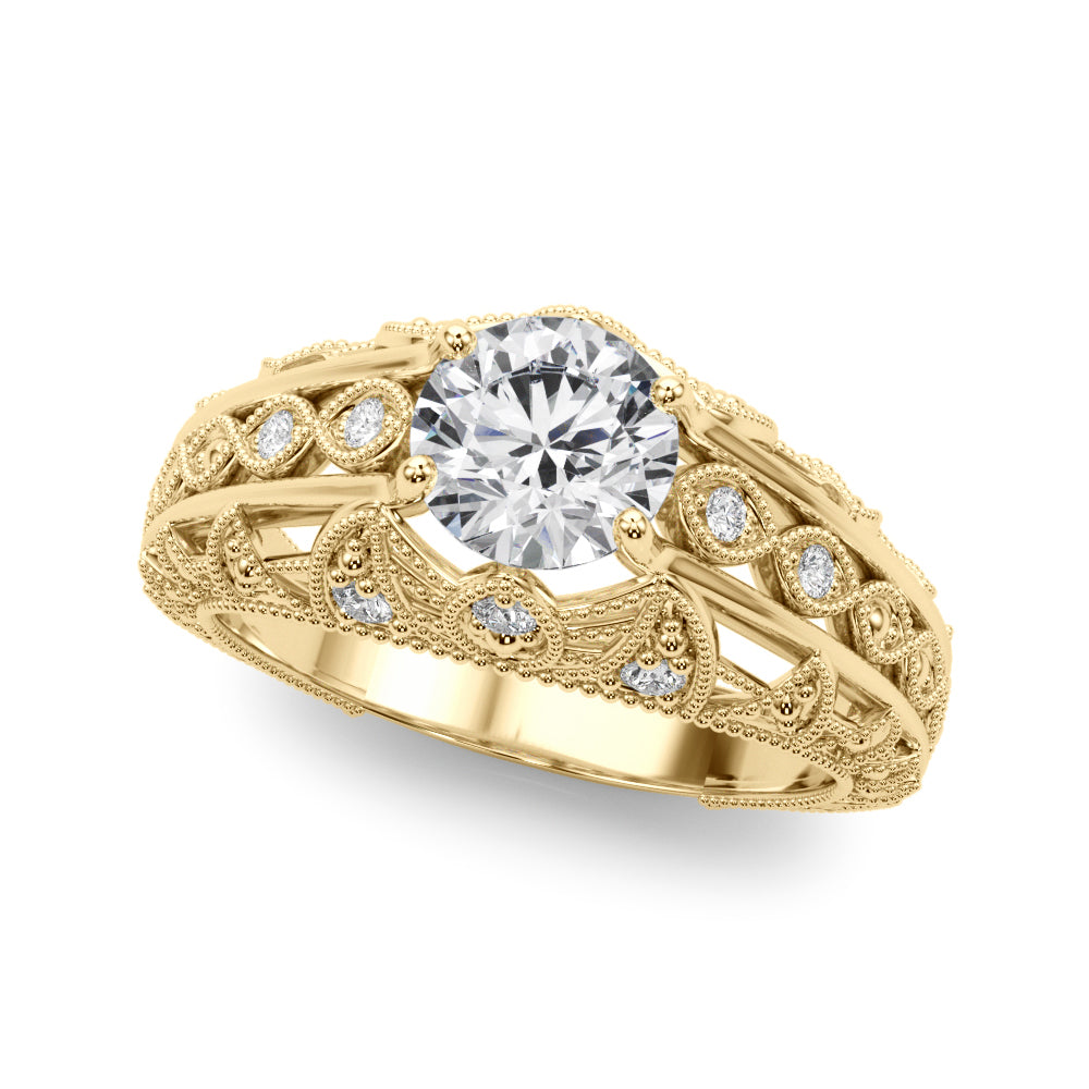 Romantic Vintage Diamond Engagement Ring (1/10 ct. tw.)