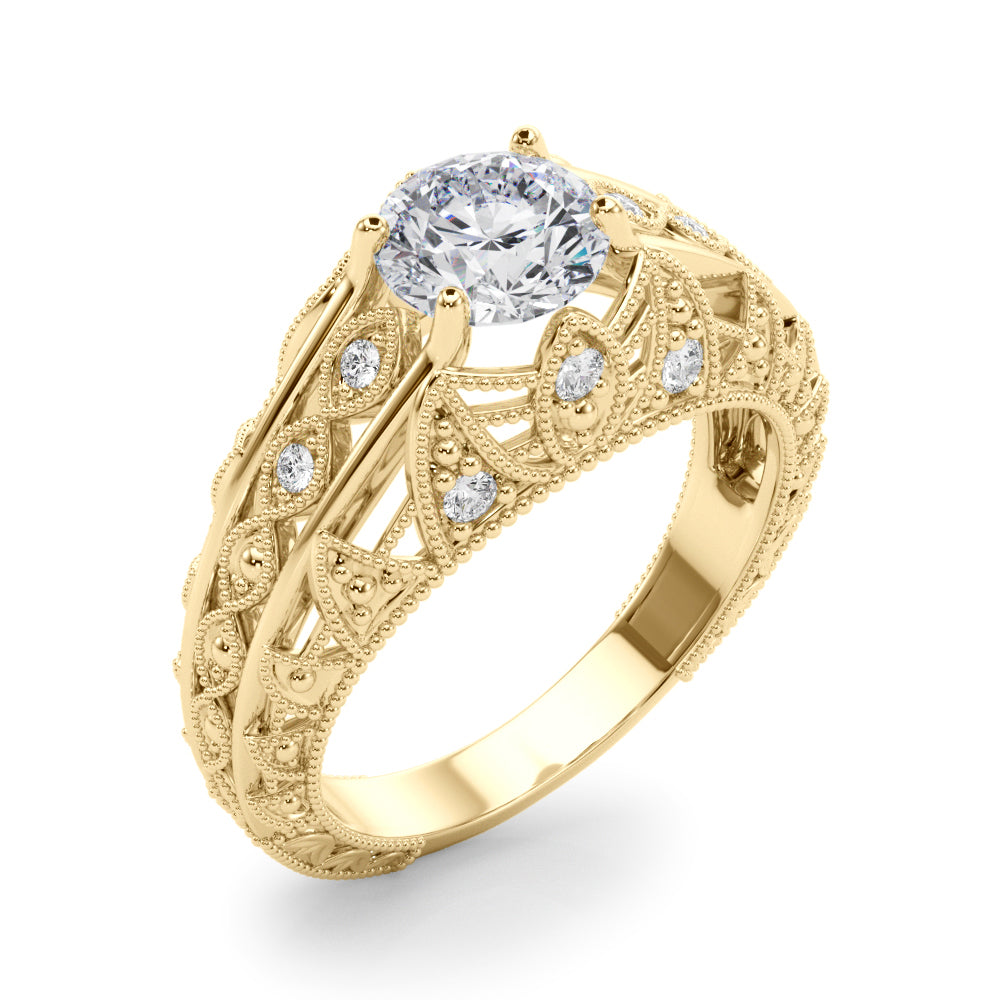 Romantic Vintage Diamond Engagement Ring (1/10 ct. tw.)