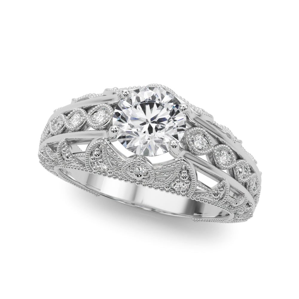 Romantic Vintage Diamond Engagement Ring (1/10 ct. tw.)