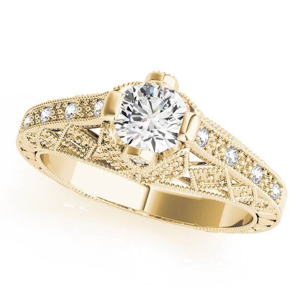 Vintage Pavé Diamond Engagement Ring (1/10 ct. tw.)