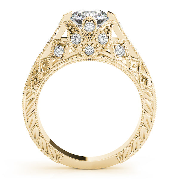 Vintage Lattice Diamond Engagement Ring (1/5 ct. tw.)